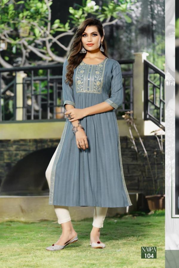 Hirwa Naira Fancy Festive Viscose Designer Kurti Collection